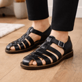 NOMADIC Heren Sandalen met Geweven Comfort en Gesloten Ontwerp