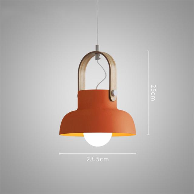 Nordyckie lampy wiszące Loft z oświetleniem LED