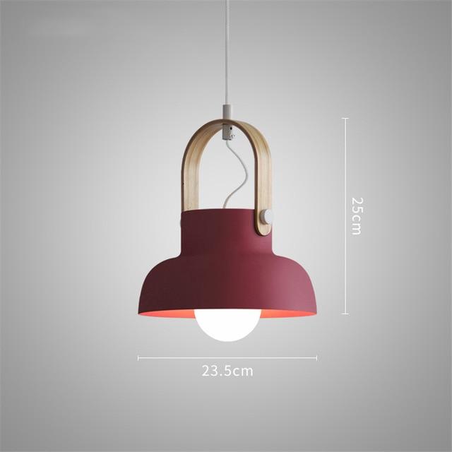 Nordyckie lampy wiszące Loft z oświetleniem LED