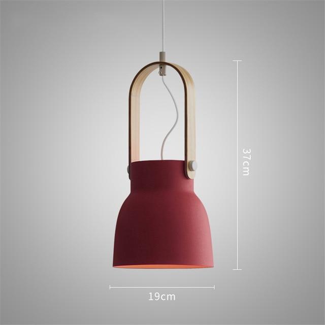 Nordyckie lampy wiszące Loft z oświetleniem LED