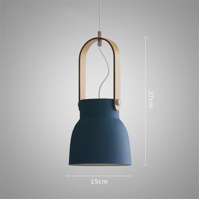 Nordyckie lampy wiszące Loft z oświetleniem LED
