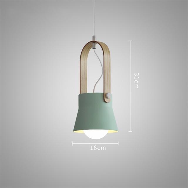 Nordyckie lampy wiszące Loft z oświetleniem LED