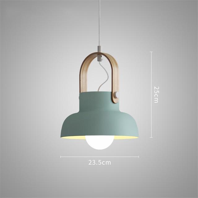 Nordyckie lampy wiszące Loft z oświetleniem LED