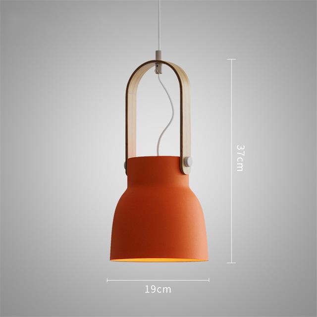 Nordyckie lampy wiszące Loft z oświetleniem LED