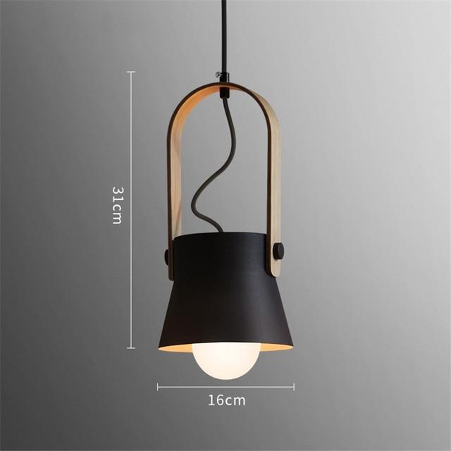 Nordyckie lampy wiszące Loft z oświetleniem LED