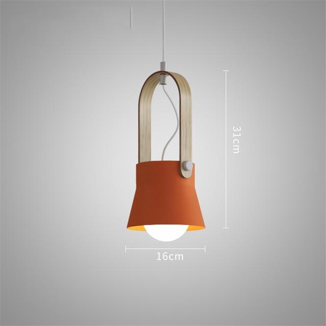 Nordyckie lampy wiszące Loft z oświetleniem LED