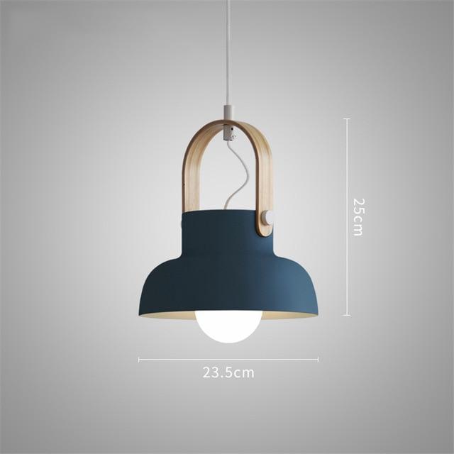 Nordyckie lampy wiszące Loft z oświetleniem LED