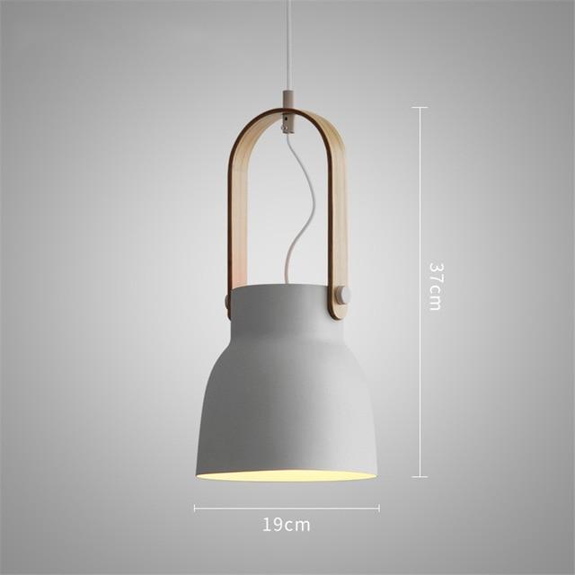 Nordyckie lampy wiszące Loft z oświetleniem LED