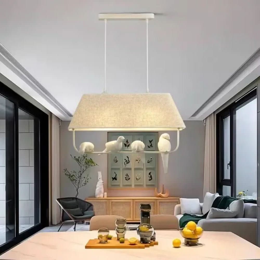 Lampada a sospensione Nordica Glow in rattan stile scandinavo