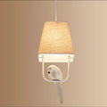 Lampada a sospensione Nordica Glow in rattan stile scandinavo
