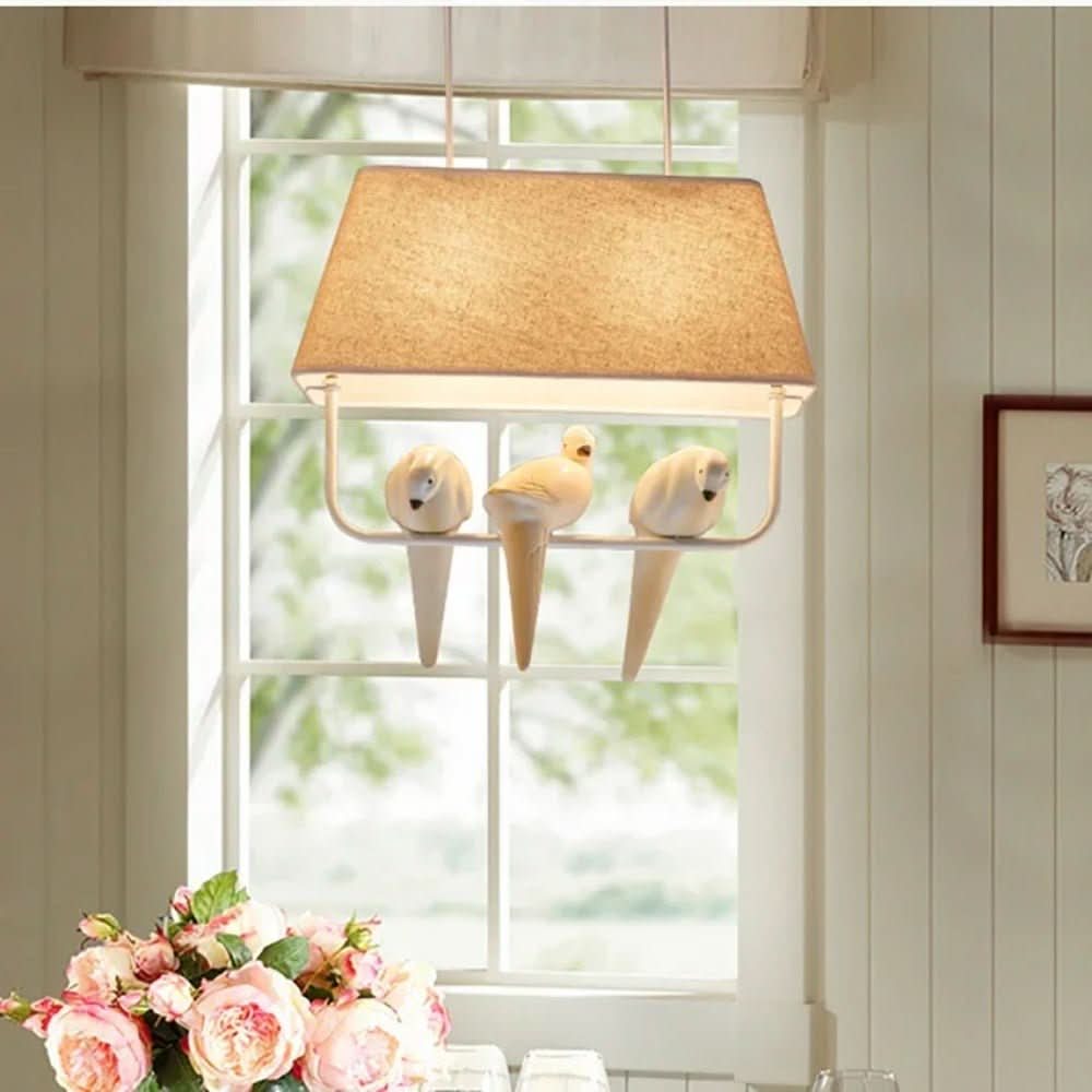 Lampada a sospensione Nordica Glow in rattan stile scandinavo