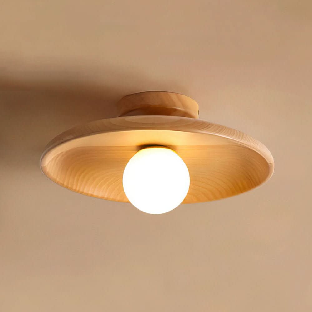 Lampada da soffitto in legno NordicBeam con design minimalista per case moderne