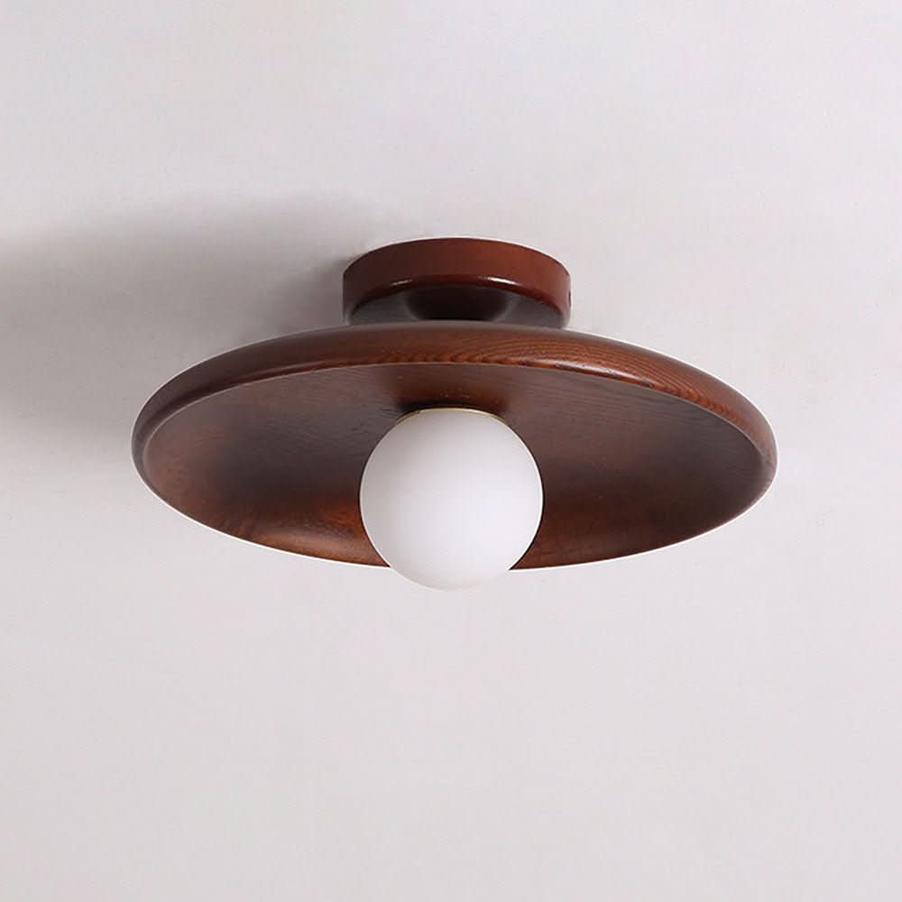 Lampada da soffitto in legno NordicBeam con design minimalista per case moderne