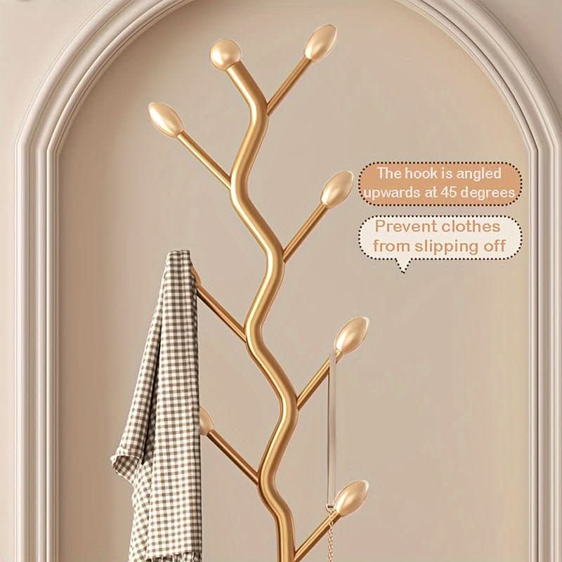 NordLign Coat Rack Standing Sleek Wooden Coat Stand For Modern Interiors