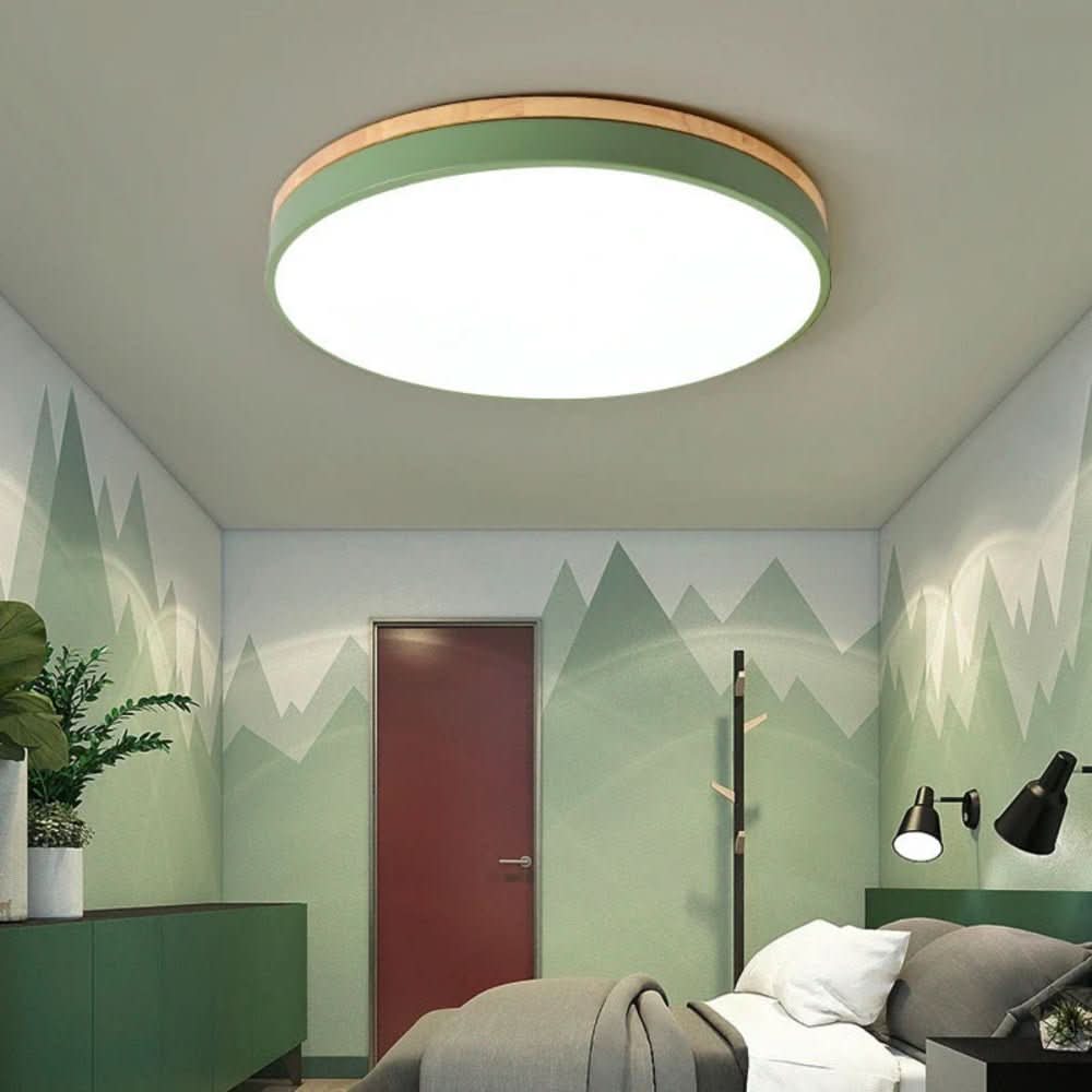 LUMINÁRIA DE TETO NORDLUMINA em Madeira Natural para Qualquer Divisão