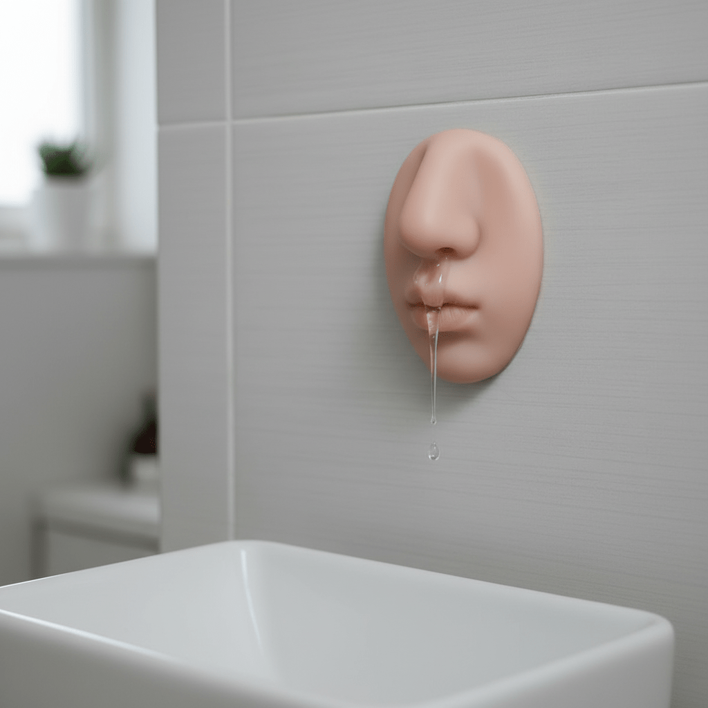 NOSEFOAM dávkovač mýdla ve tvaru nosu na zeď pro zábavnou domácí dekoraci