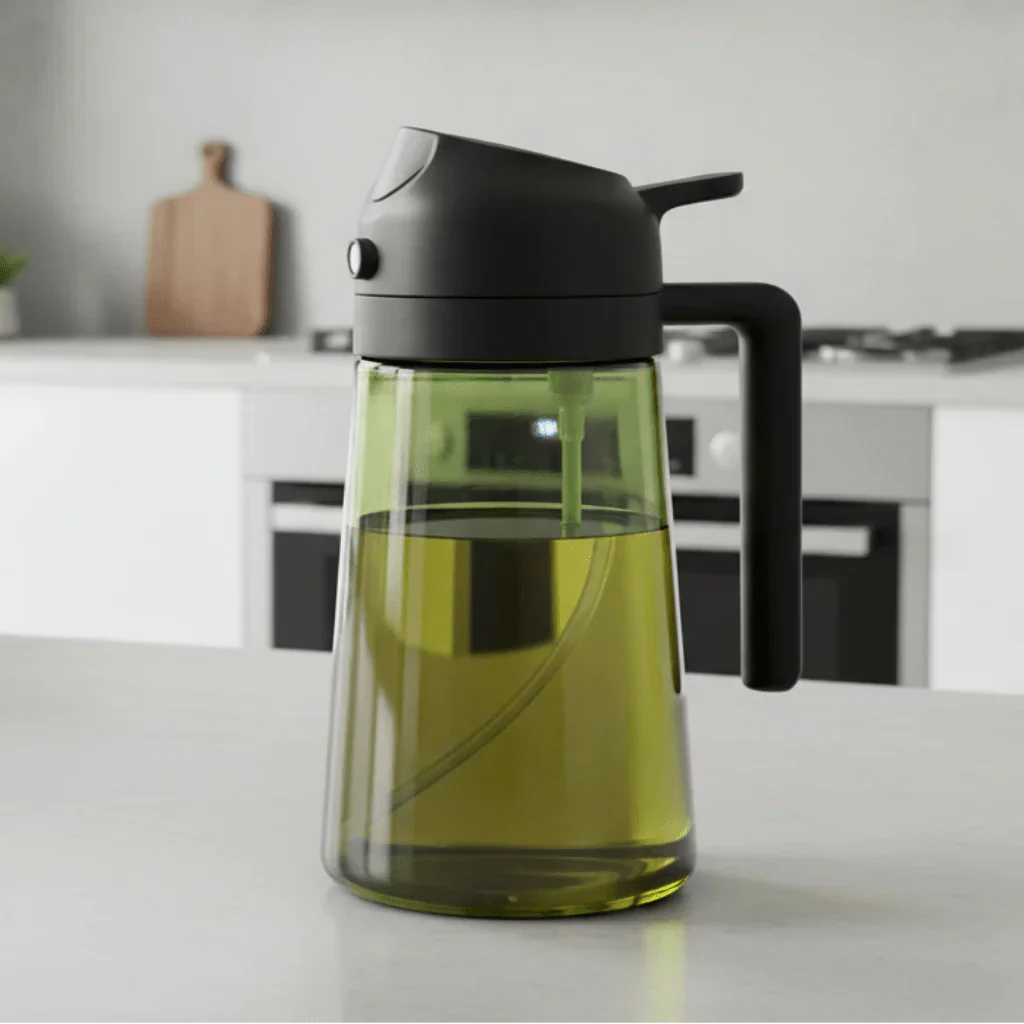 NUTRIMIST Dark Glass Oil Sprayer For Healthier Cooking