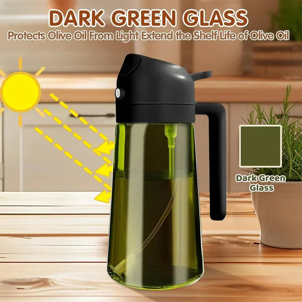 NUTRIMIST Dark Glass Oil Sprayer For Healthier Cooking