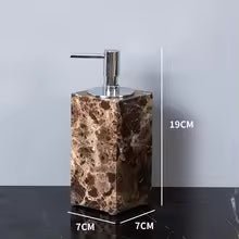 Colecția de accesorii pentru baie din marmură neagră OBSIDORA pentru băi de lux