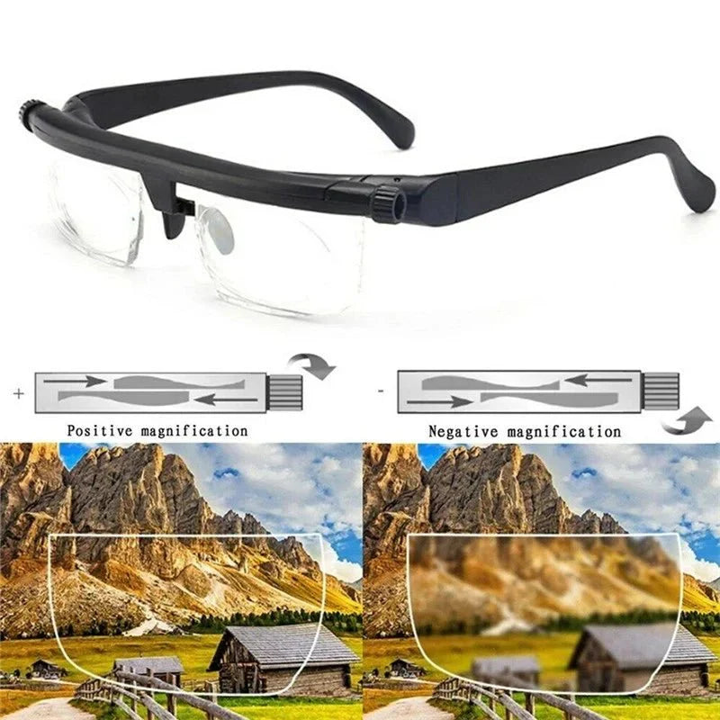 Optiflex Vision Adjustable Lens Reading Glasses For Crisp Vision