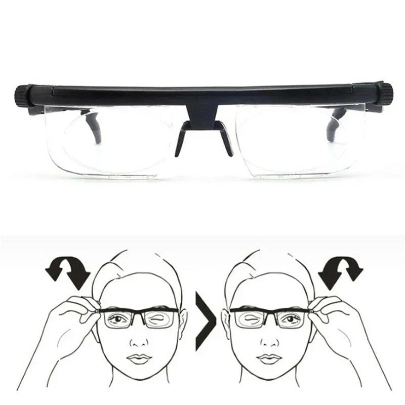 Optiflex Vision Adjustable Lens Reading Glasses For Crisp Vision