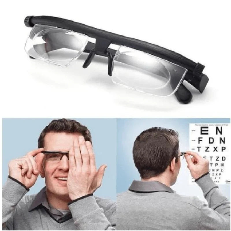 Optiflex Vision Adjustable Lens Reading Glasses For Crisp Vision