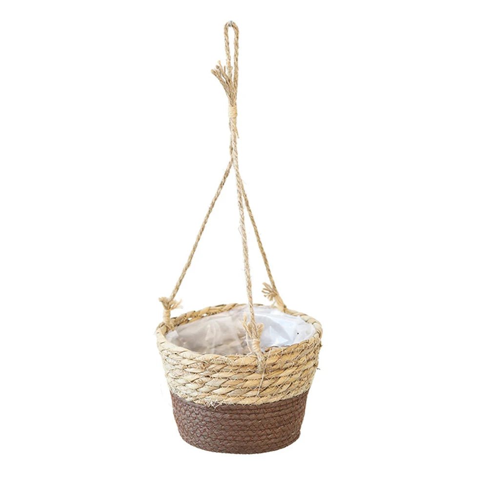 Orchidora Rustic Macrame Plant Hanger For Orchids On Display