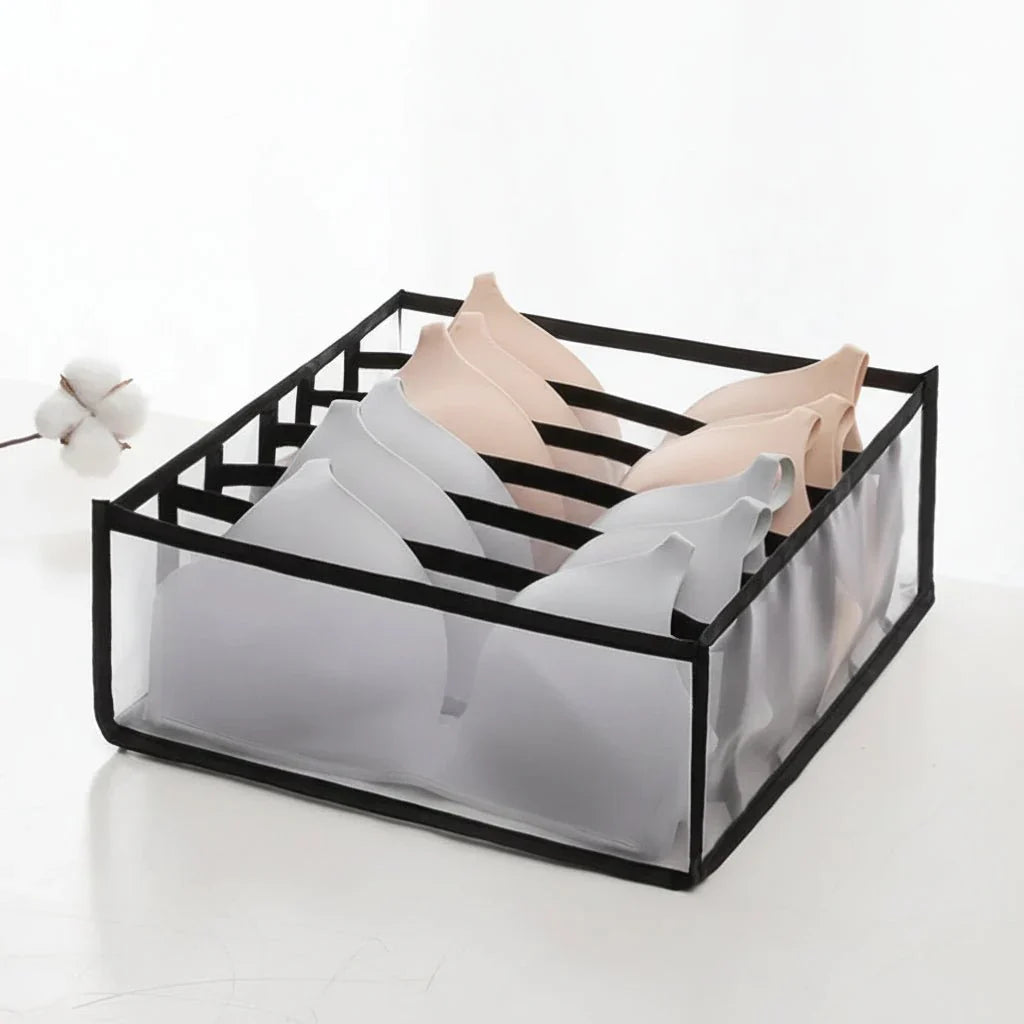 Organizzatore per guardaroba ORGANIX con contenitore in tessuto