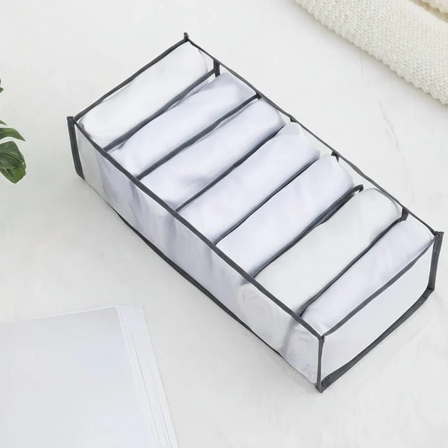 Organizzatore per guardaroba ORGANIX con contenitore in tessuto