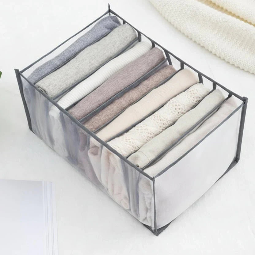 Organizzatore per guardaroba ORGANIX con contenitore in tessuto