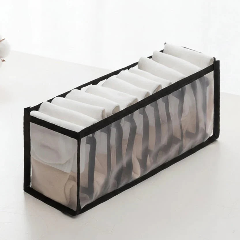 Organizzatore per guardaroba ORGANIX con contenitore in tessuto