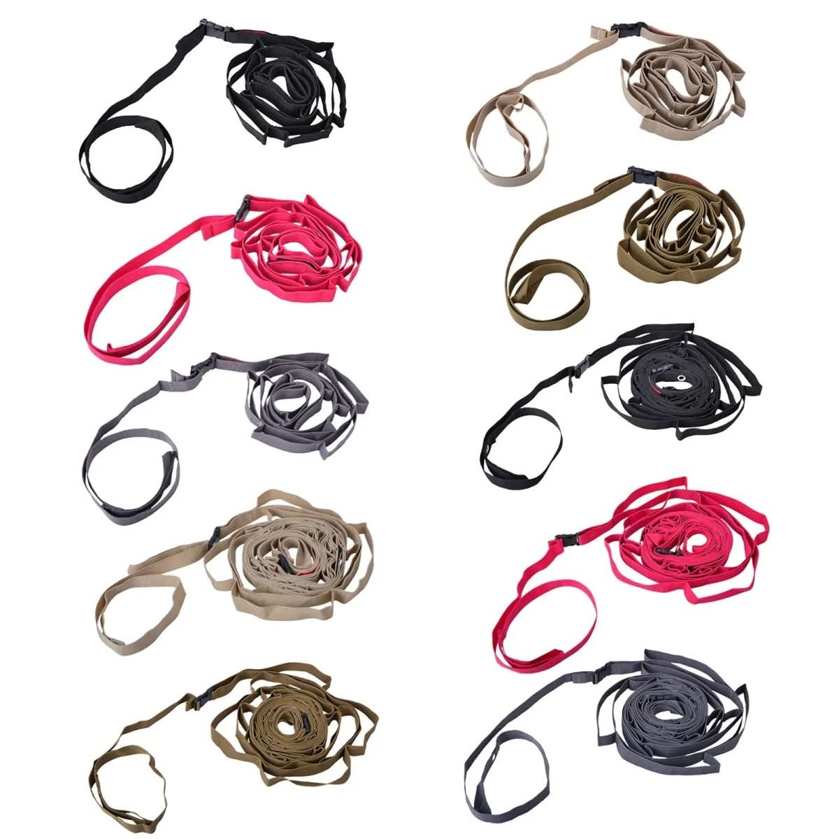 Justerbar utendørs tau-lanyard for camping og fotturer