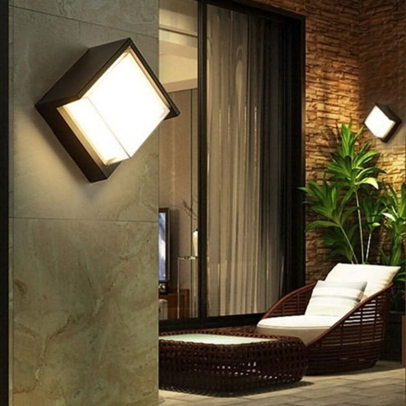 SAFEGLIMMER 屋外用LEDモーションセンサー壁掛けライト 明るい玄関用