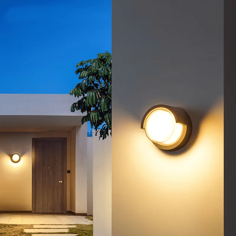 SAFEGLIMMER 屋外用LEDモーションセンサー壁掛けライト 明るい玄関用