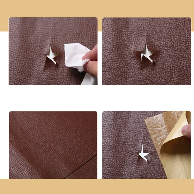 Self-Adhesive PU Leather Sofa Patch For Repair, Cuttable 50x137 cm