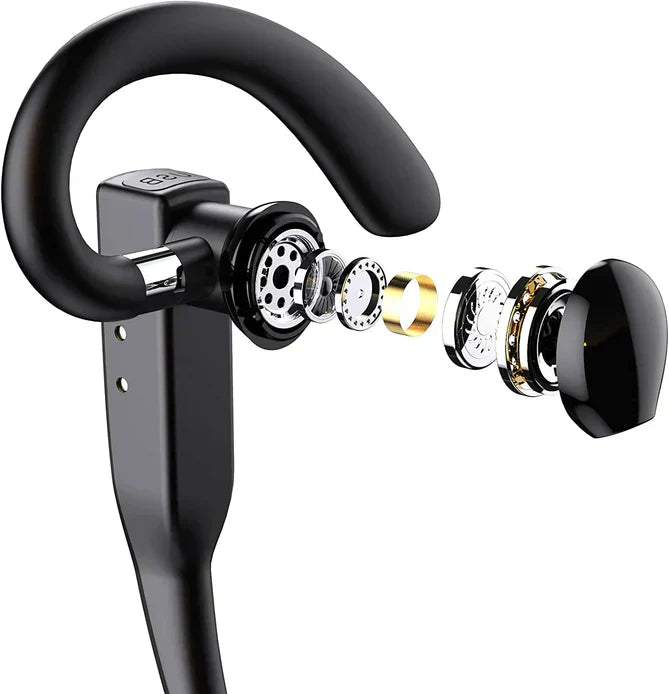 Trucker Bluetooth 5.1 Wireless Headset With Dual Microphones