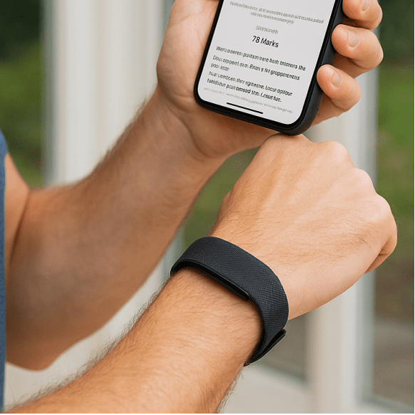 OXITRACK wasserdichter Gesundheits-Tracker mit Herzfrequenz-, Sauerstoff- und Aktivitätsüberwachung