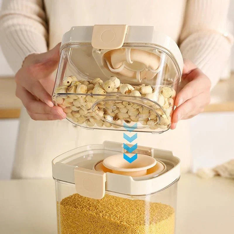 PantryLock Airtight Jars For Fresh Pantry Organization