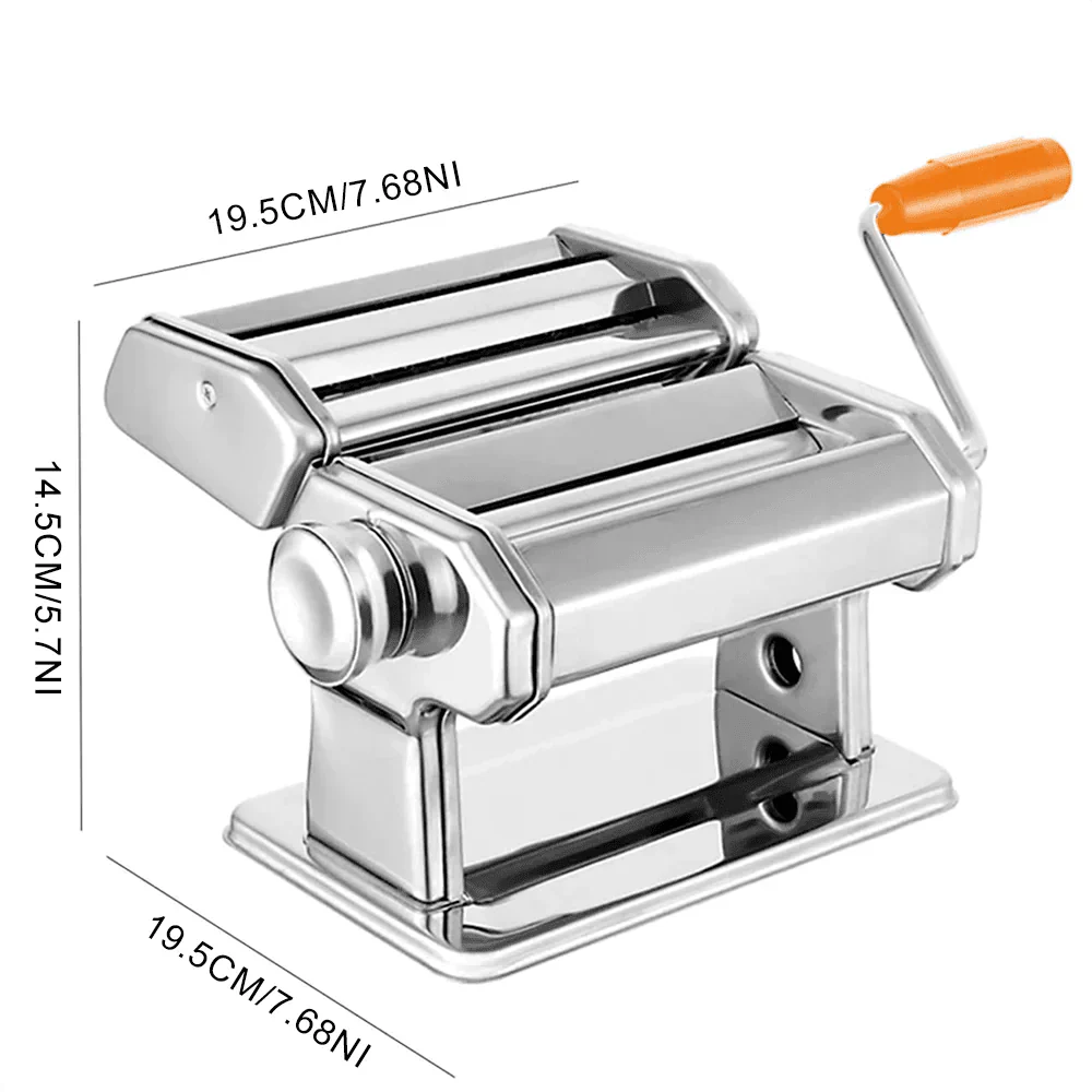 Máquina para hacer pasta Pastacraft con siete ajustes de grosor para pasta fresca casera