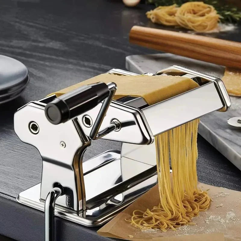 Máquina para hacer pasta Pastacraft con siete ajustes de grosor para pasta fresca casera