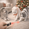 Brinquedo para Animais PAWCHASE TailTick 2 em 1 com Apontador LED e Luz