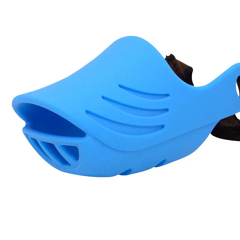 Dog Muzzle With Bright Soft Silicone For Daily Walks In Colorful Style