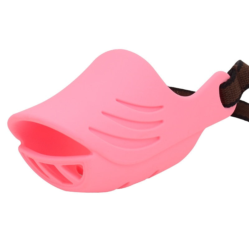Dog Muzzle With Bright Soft Silicone For Daily Walks In Colorful Style