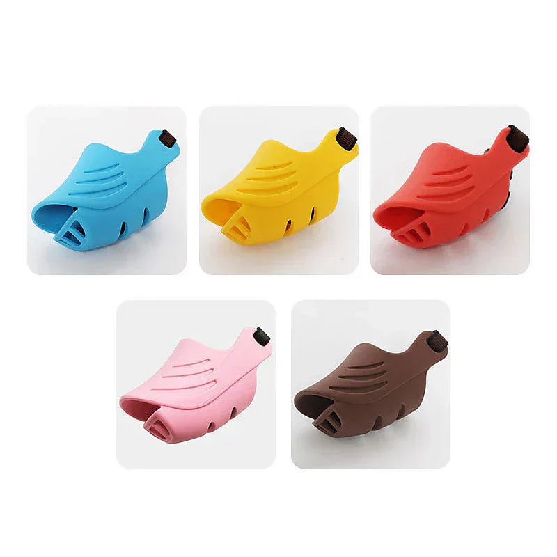 Dog Muzzle With Bright Soft Silicone For Daily Walks In Colorful Style
