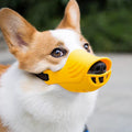 Dog Muzzle With Bright Soft Silicone For Daily Walks In Colorful Style