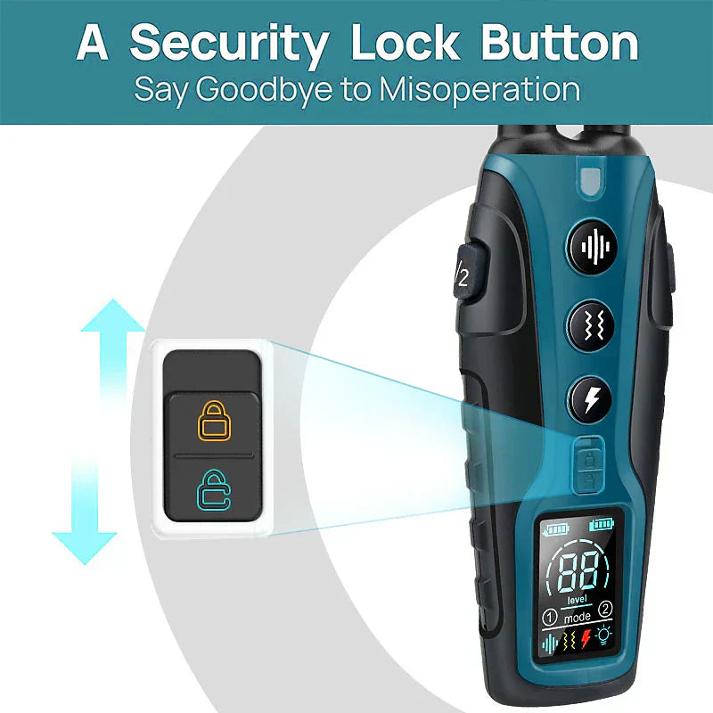 Advanced Remote Collar For Training Dogs With 2000-Metre Range