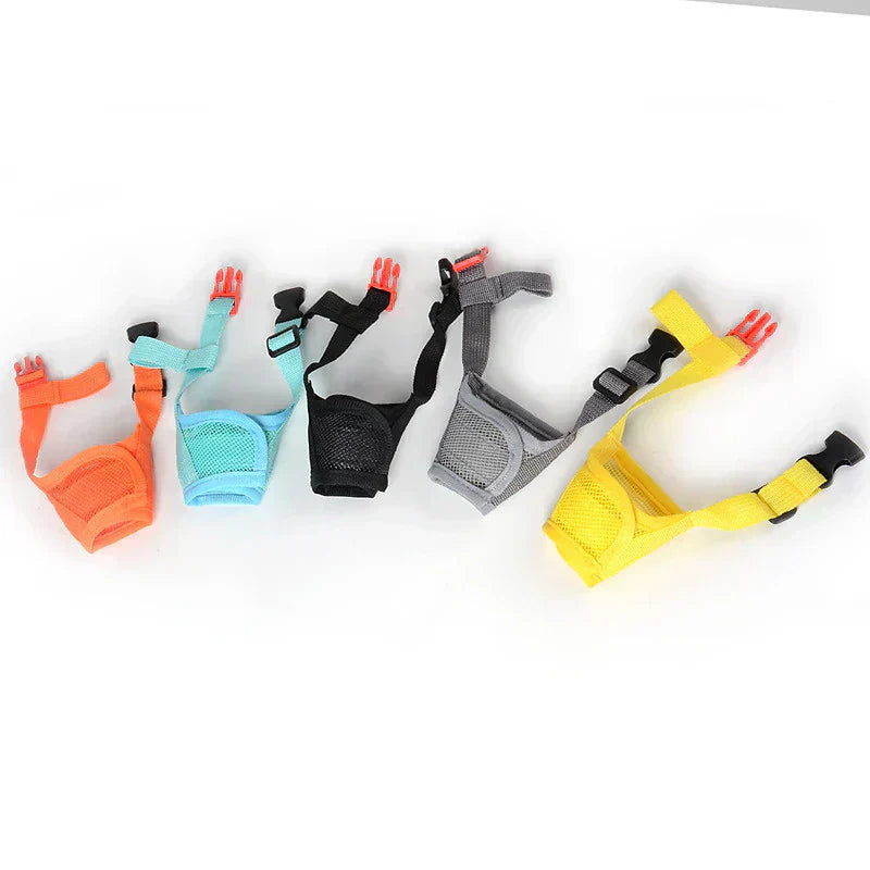 Colourful Breathable Dog Muzzle For Everyday Outdoor Use