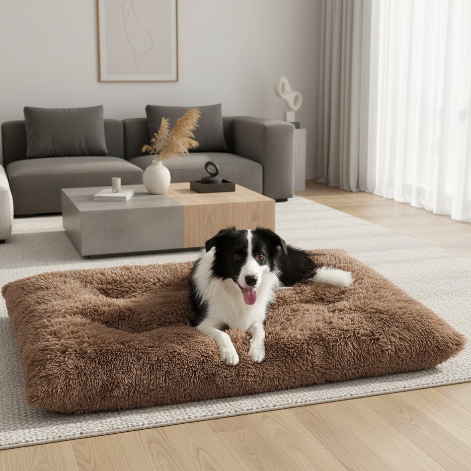 PAWFLUFF Extra měkký obdélníkový pelíšek pro psy pro každodenní pohodlí