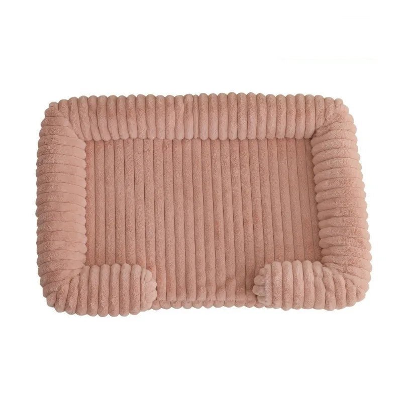 Pawzen Memory Foam Dog Bed With Bolster For Comfortable Rest