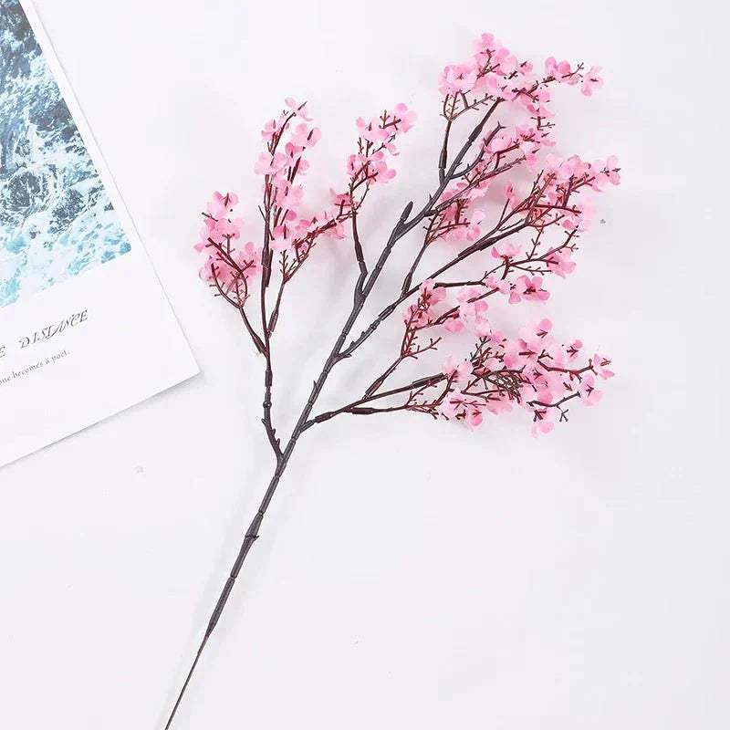 PETALISSE Soft Pink Cherry Bloom Artificial Flowers For Cozy Home Decor